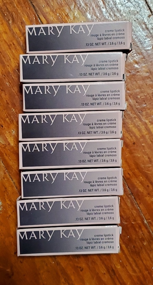 Mary kay creme lipsticks lot of 8